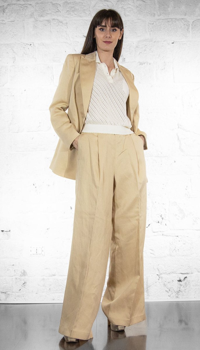 Twinset Tailleur monopetto in misto lino Tailleur - Boutique Luisa Trendy