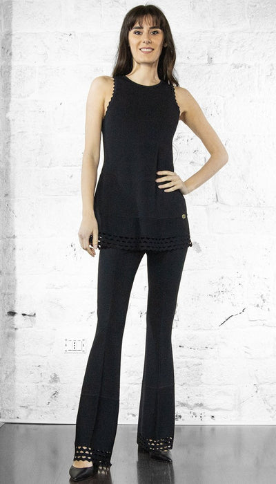 Twinset Top doppio uso in maglia con trafori T-Shirt e top - Boutique Luisa Trendy