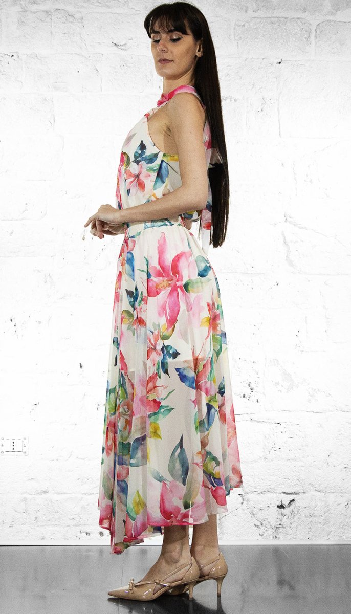 Twinset Top e gonna in georgette con stampa a fiori Tailleur - Boutique Luisa Trendy