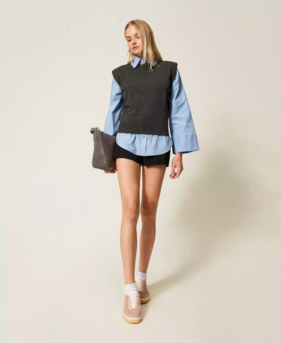 Twinset Top in maglia con maniche ad aletta Maglie e cardigan Donna - Boutique Luisa Trendy