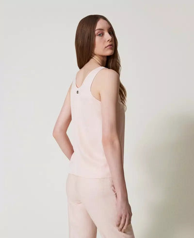 Twinset Top in raso lucido T-Shirt e top - Boutique Luisa Trendy