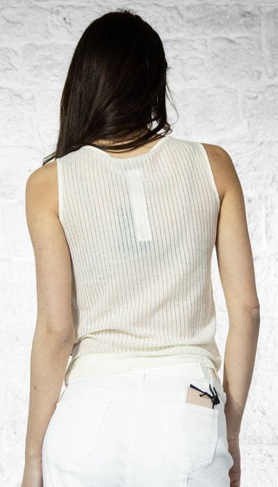 Twinset Top smanicato con borchie 251TP2710 T-Shirt e top - Boutique Luisa Trendy