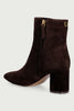 Twinset Tronchetto in camoscio marrone