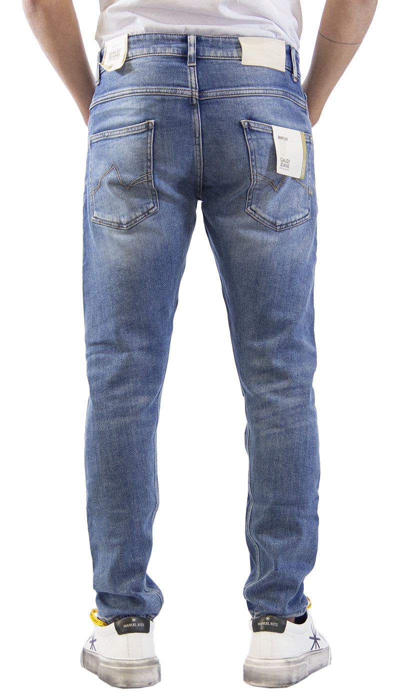 Jeans uomo Gaudì Jeans in denim indaco chiaro. 111GU26044_00 (6553187811463)