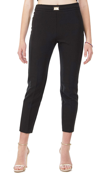 Silvian Heach Pantalone nero a sigaretta. PGP21547PA (6536806039687)