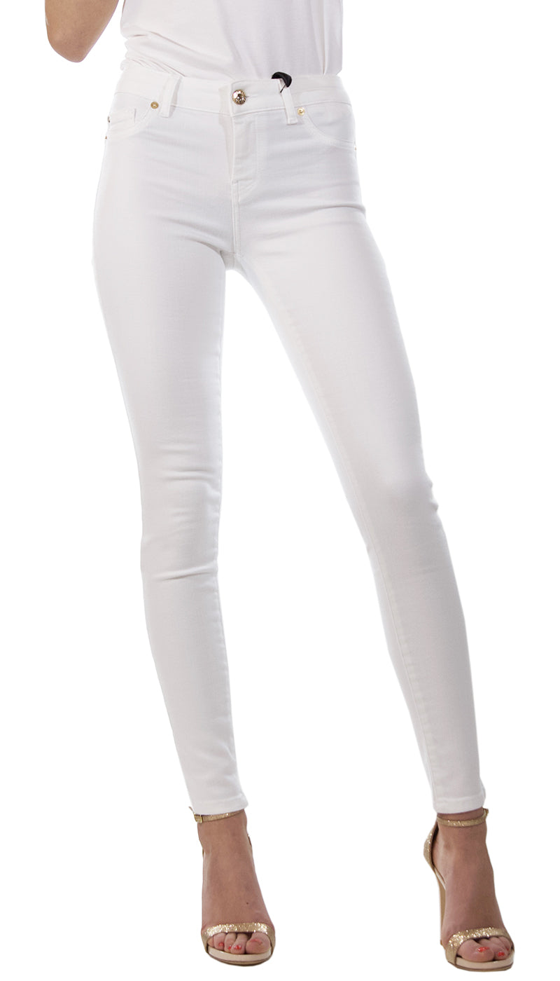 Denny Rose Jeans Jeans bianco con fondo a sigaretta. 111ND25006_2124 (6543450374279)