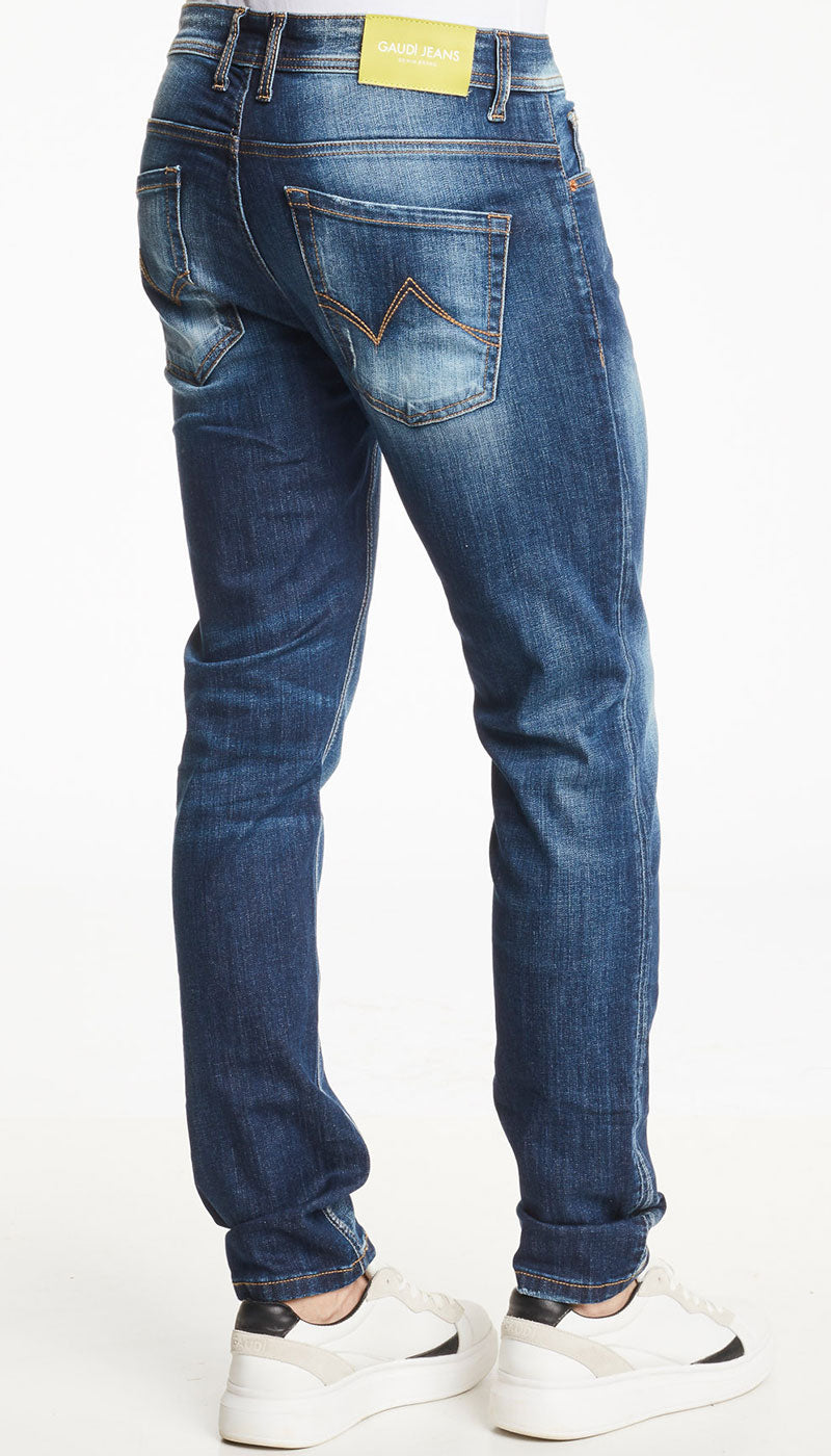 Gaudì Jeans - Jeans indaco scuro modello skinny. (6681656492167)