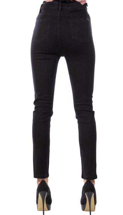 Twinset Milano Jeans nero skinny con cristalli. 211TT2320 (6547202932871)