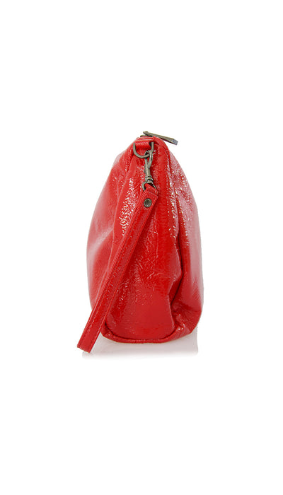 Beauty Mia Bag rossa in ecopelle effetto vernice - Luisa Trendy (5162534404231)