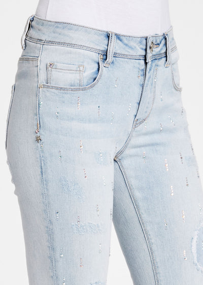 Jeans Gaudì con strass - Luisa Trendy (5068609945735)