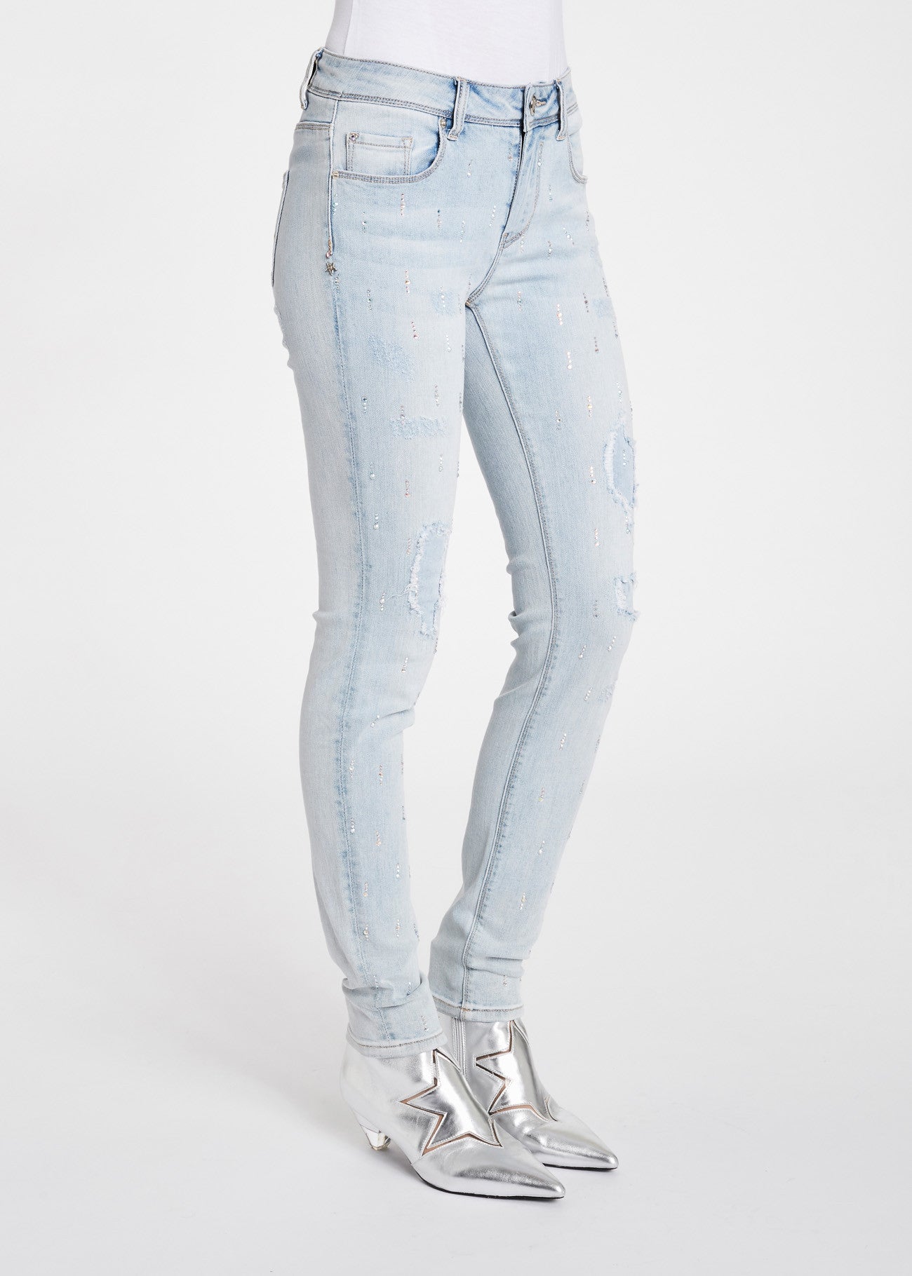 Jeans Gaudì con strass - Luisa Trendy (5068609945735)