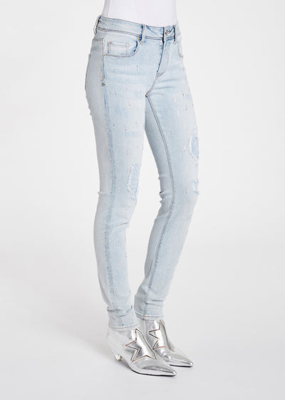 Jeans Gaudì con strass - Luisa Trendy (5068609945735)