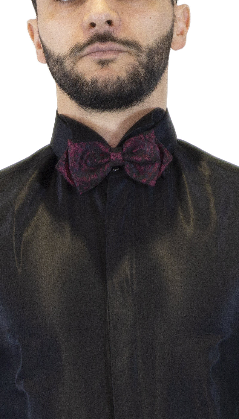 Angelo Toma Papillon bordeaux damascato. AT8622/A5211 (6565974933639)