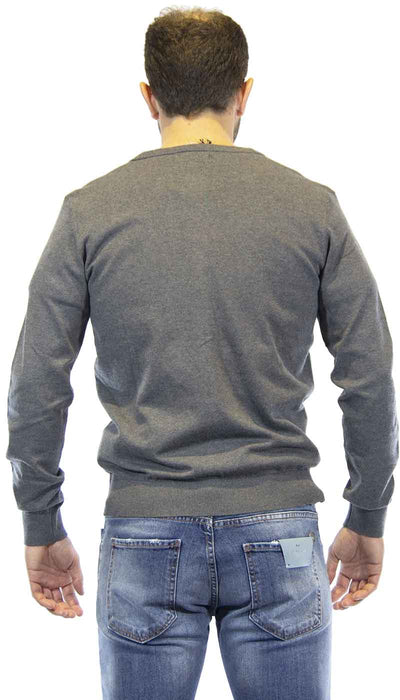 Cardigan uomo Gaudì Jeans in cotone e cashmere grigio. 821BU53026U - Luisa Trendy (5199405449351)