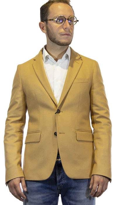 Giacca uomo Brian Dales color cammello in lana. JK4197 G31 - Luisa Trendy (5202083250311)