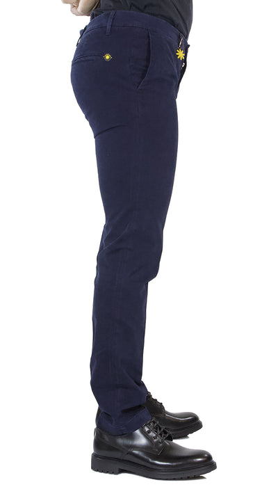 Pantalone uomo Manuel Ritz tasche america modello skinny fit in cotone blu. 2332P1578T 173830 - Luisa Trendy (5209274777735)