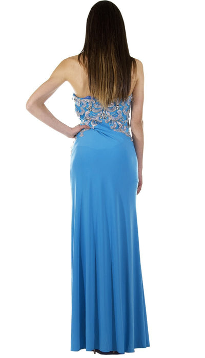 Avantgarde Abito lungo a sirena con strass. Vestiti - Boutique Luisa Trendy