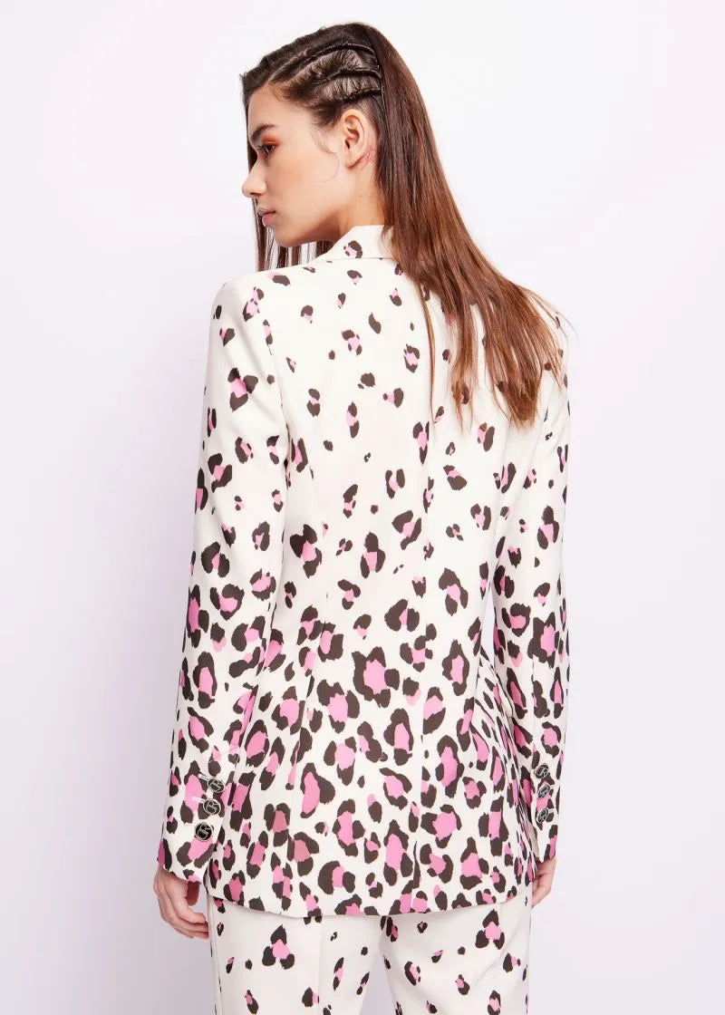 Denny Rose Blazer stampa animalier