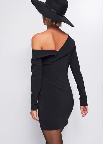 Denny Rose Abito off the shoulder e bottoni logati sul fianco Vestiti - Boutique Luisa Trendy