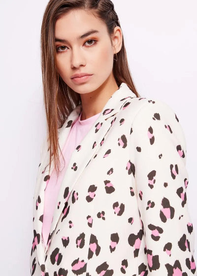 Denny Rose Blazer stampa animalier Capispalla Donna - Boutique Luisa Trendy