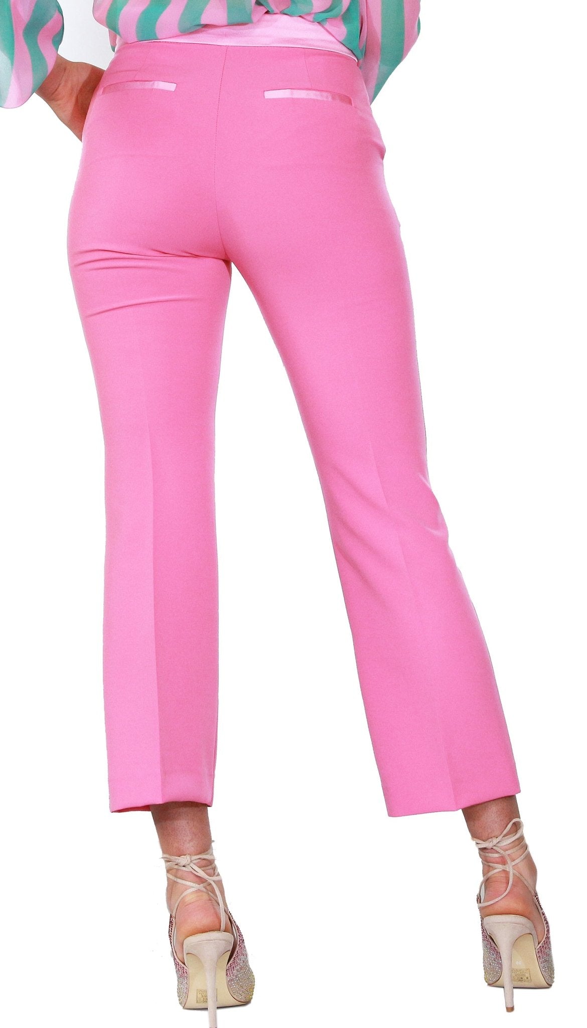 Denny Rose Jeans Pantalone flare cropped Pantalone Donna - Boutique Luisa Trendy