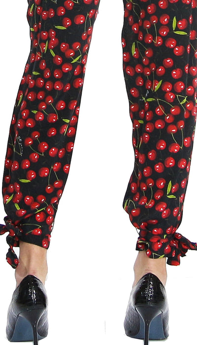 Denny Rose Jeans Tuta in raso con stampa all over. Vestiti - Boutique Luisa Trendy