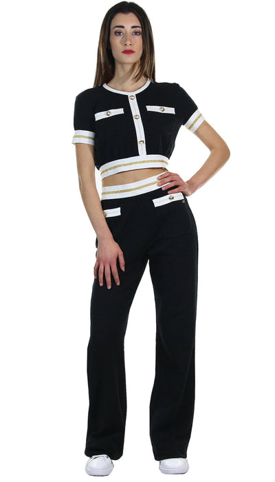 Denny Rose Maglia e pantalone in bouclè Tailleur - Boutique Luisa Trendy