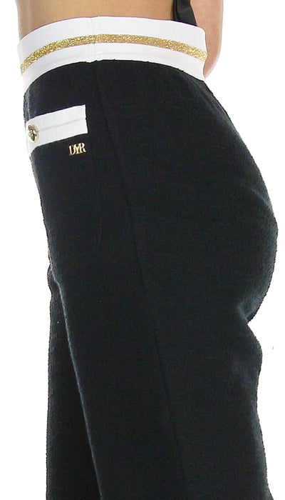 Denny Rose Pantalone in bouclé dalla linea dritta. Pantalone Donna - Boutique Luisa Trendy