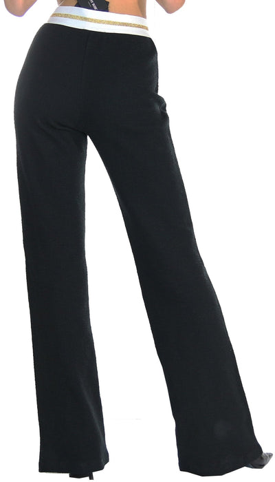Denny Rose Pantalone in bouclé dalla linea dritta. Pantalone Donna - Boutique Luisa Trendy