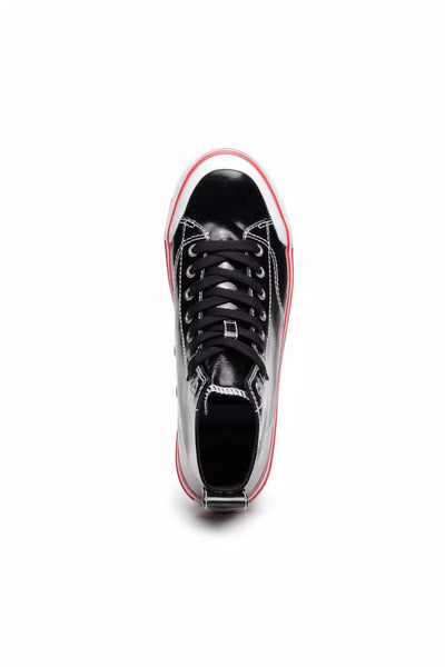 Diesel Sneaker alte da uomo in vinile lucido. S - Athos Mid Scarpe Uomo - Boutique Luisa Trendy