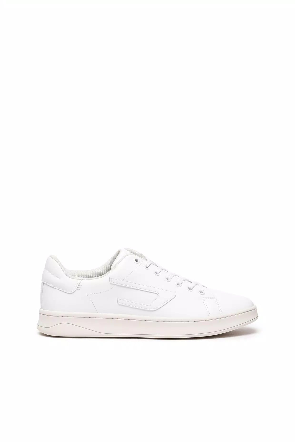 Diesel Sneaker bassa in pelle con patch D Scarpe Uomo - Boutique Luisa Trendy