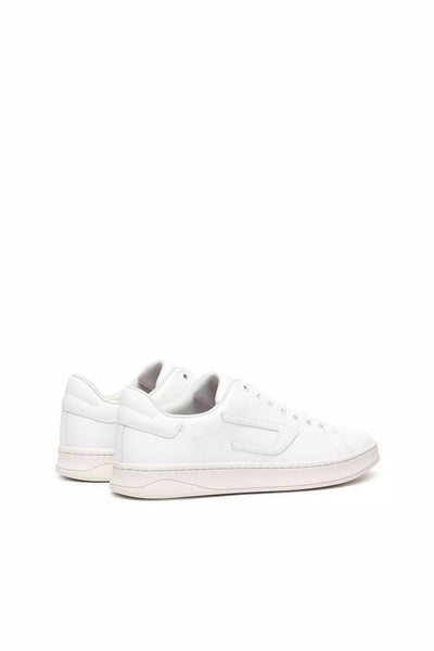 Diesel Sneaker bassa in pelle con patch D Scarpe Uomo - Boutique Luisa Trendy