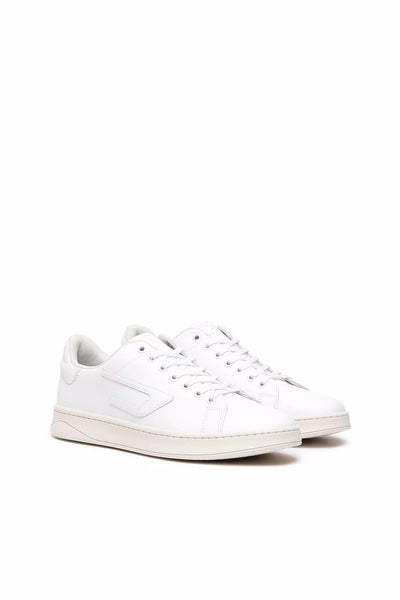 Diesel Sneaker bassa in pelle con patch D Scarpe Uomo - Boutique Luisa Trendy