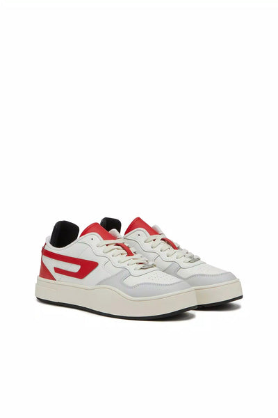 Diesel Sneaker basse in pelle con logo D. Scarpe Uomo - Boutique Luisa Trendy