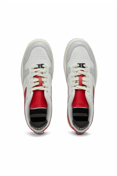 Diesel Sneaker basse in pelle con logo D. Scarpe Uomo - Boutique Luisa Trendy