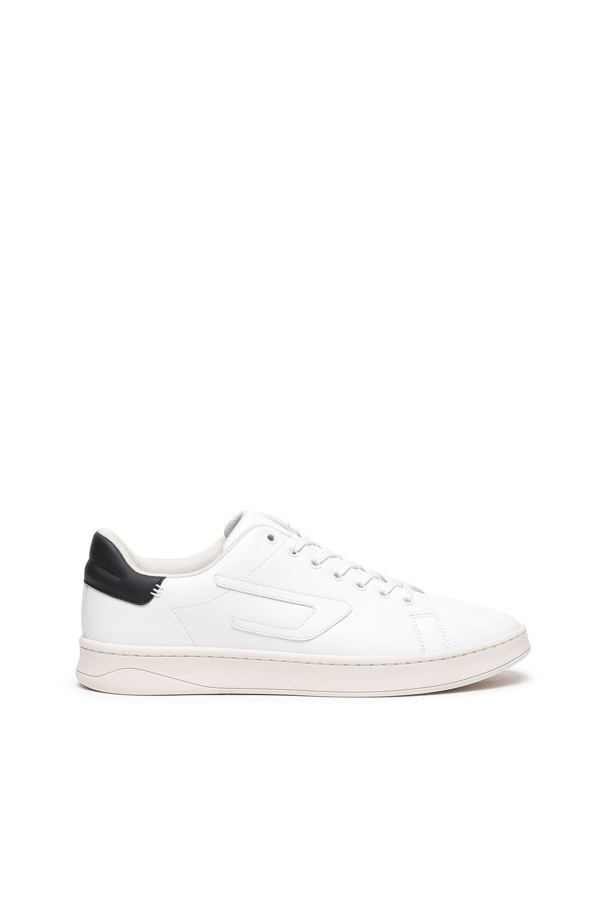Diesel Sneaker basse in pelle con patch D Scarpe Uomo - Boutique Luisa Trendy