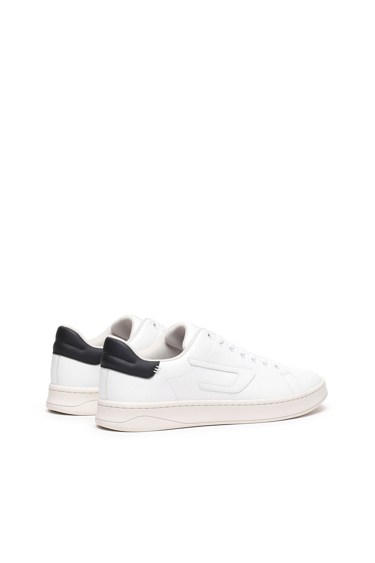 Diesel Sneaker basse in pelle con patch D Scarpe Uomo - Boutique Luisa Trendy