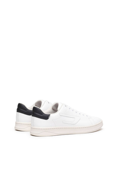 Diesel Sneaker basse in pelle con patch D Scarpe Uomo - Boutique Luisa Trendy
