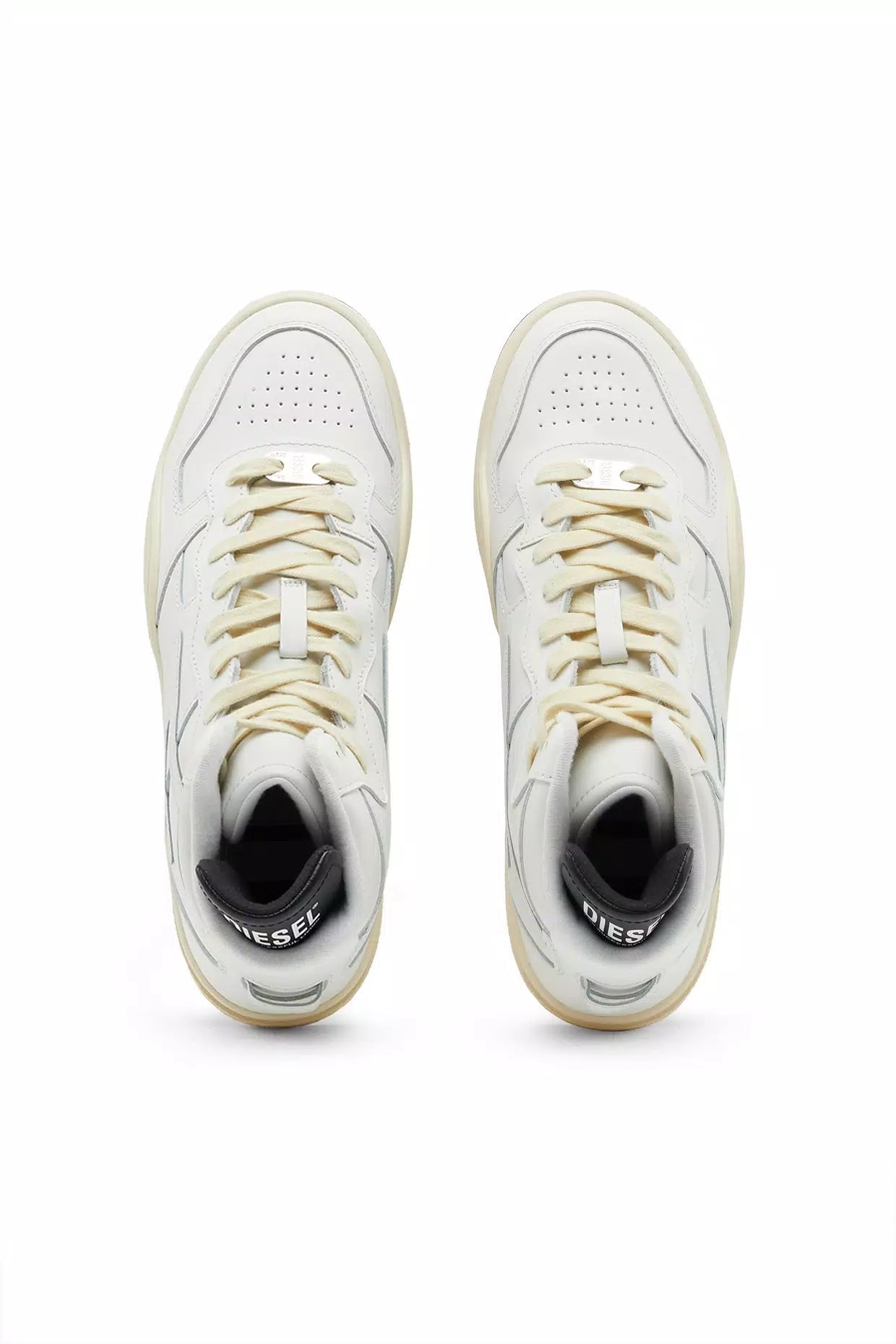 Diesel Sneakers alte in pelle con logo D. Scarpe Uomo - Boutique Luisa Trendy