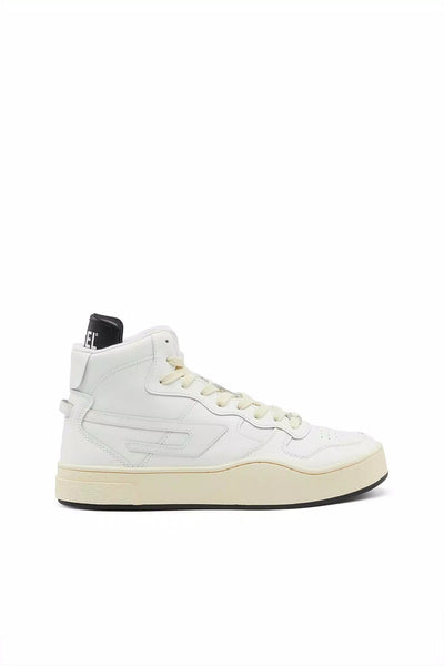 Diesel Sneakers alte in pelle con logo D. Scarpe Uomo - Boutique Luisa Trendy