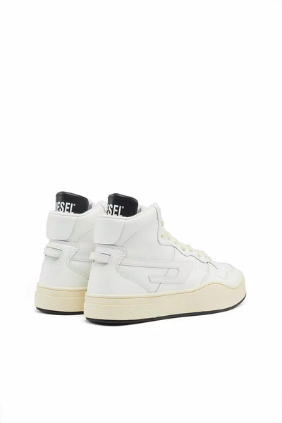 Diesel Sneakers alte in pelle con logo D. Scarpe Uomo - Boutique Luisa Trendy