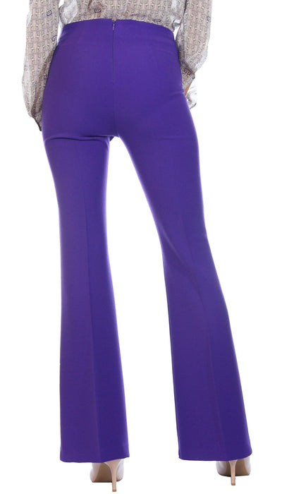 DiveDivine Pantalone in crêpe a zampa Pantalone Donna - Boutique Luisa Trendy
