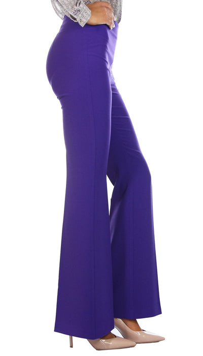 DiveDivine Pantalone in crêpe a zampa Pantalone Donna - Boutique Luisa Trendy