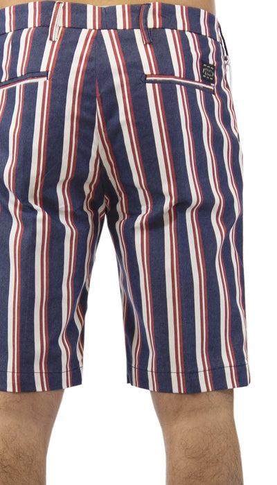 Entre Amis Bermuda a righe con pences. P188340/1427 Pantaloni Uomo - Boutique Luisa Trendy