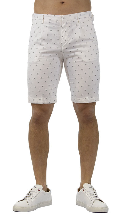 Entre Amis Bermuda fantasia timone con pences. P188340/1515 Pantaloni Uomo - Boutique Luisa Trendy