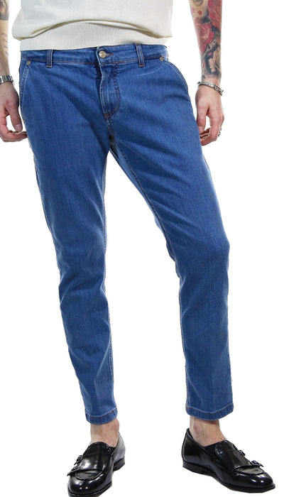 Entre Amis Jeans in denim con tasche america. Jeans Uomo - Boutique Luisa Trendy