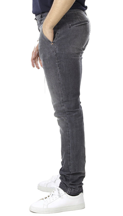 Entre Amis Jeans tasche america lavaggio grigio scuro. A228344/344L941 Jeans Uomo - Boutique Luisa Trendy