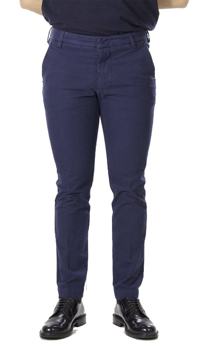 Entre Amis Pantalone corto blu con trama nido d'ape. A218188/1988 Pantaloni Uomo - Boutique Luisa Trendy