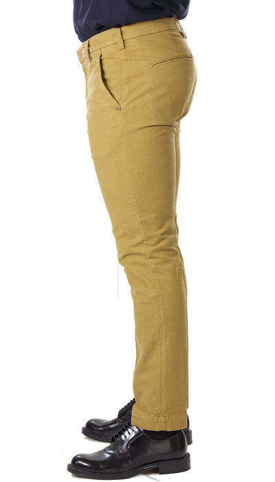 Entre Amis Pantalone corto cammello con trama nido d'ape. A218188/1988 Pantaloni Uomo - Boutique Luisa Trendy