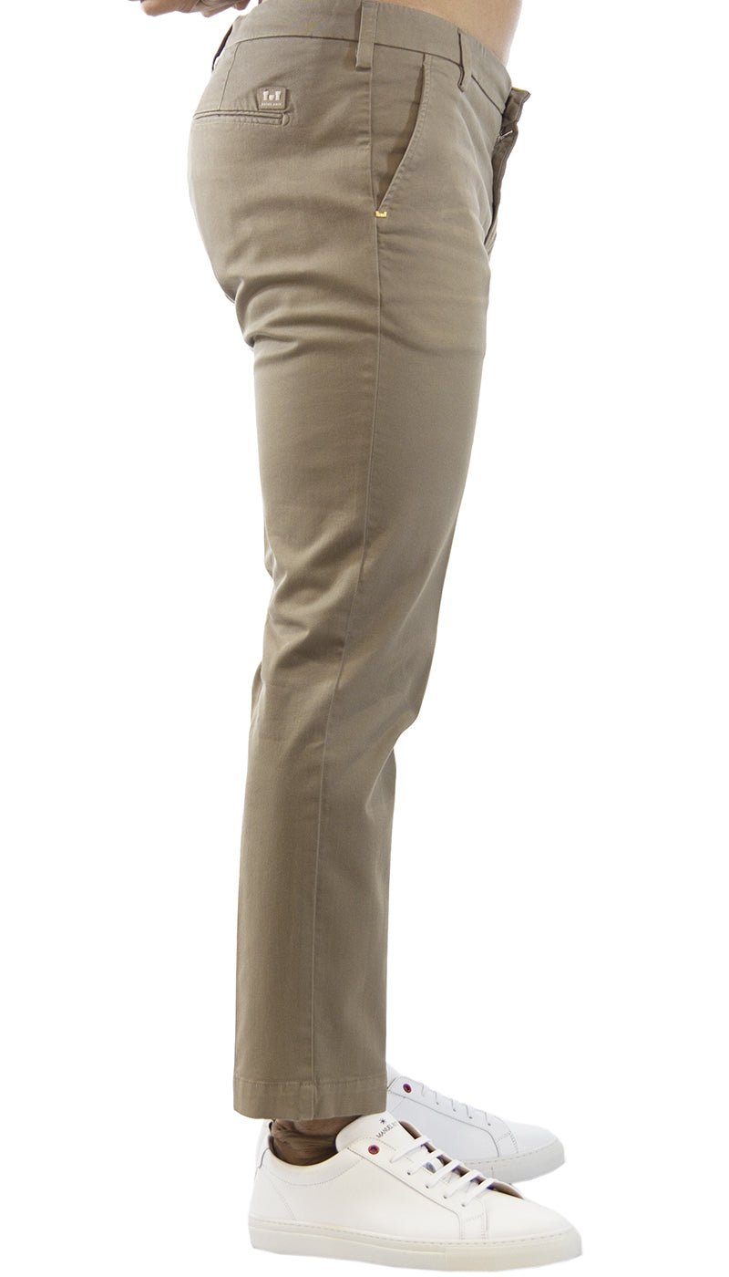 Entre Amis Pantalone in gabardine di cotone tasca america corto. P218188/292 Pantaloni Uomo - Boutique Luisa Trendy